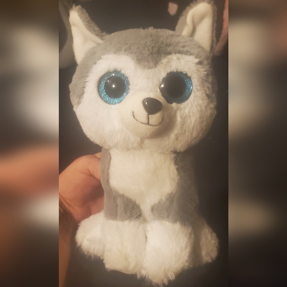 Plushie Siberia Husky Stuffed Animal/TY Like - Picture 4 of 7